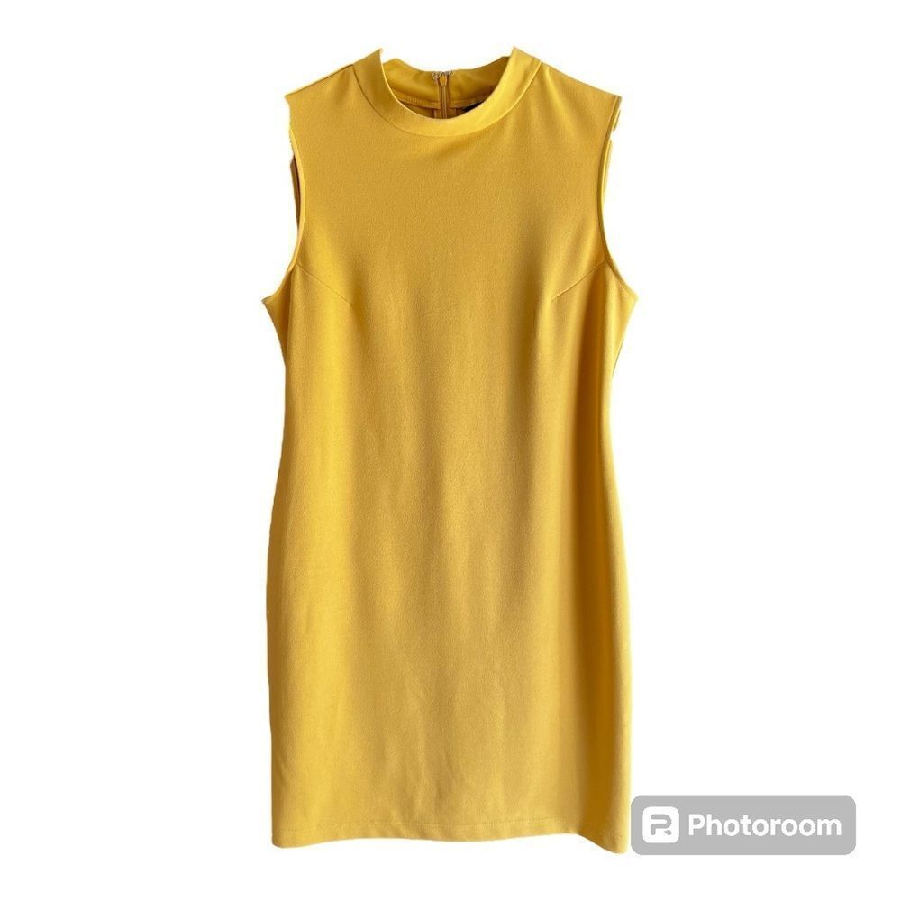 Sharagano Gold Dress Size 10